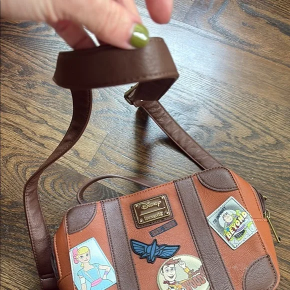 Disney faux leather Crossbody Bag with Patches - Picture 7 of 10